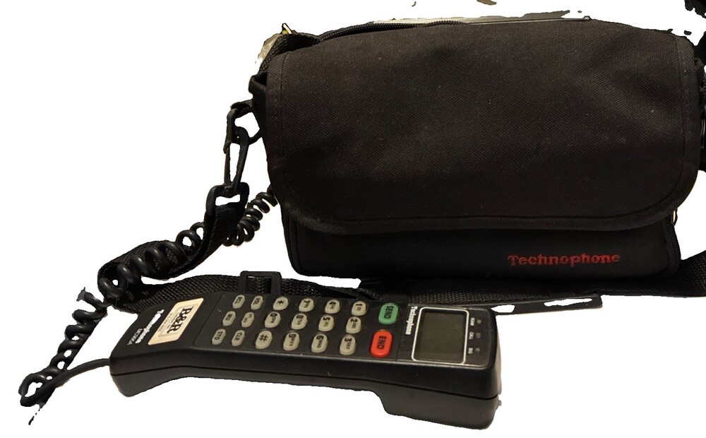 Technophone BC901 Vintage Mobile Car phone with Original bag and Accessories